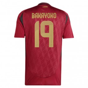 Belgien Bakayoko 19 EM Hemmatröja 2024